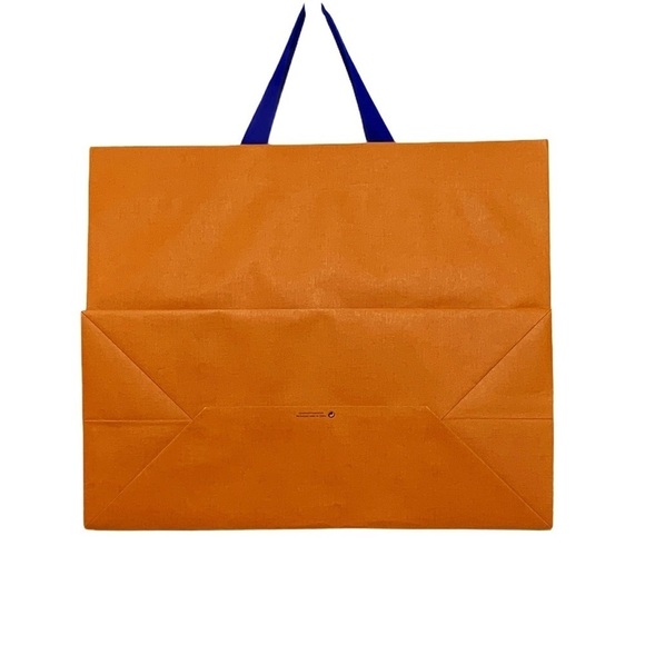 AUTHENTIC LOUIS VUITTON Gift bag Luxury Designer Presentation Orange Blue - Picture 3 of 7